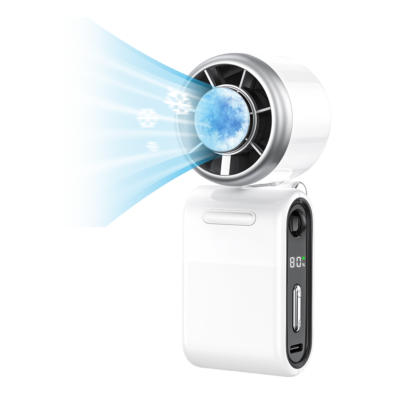 Miniventilador turbo de mano plegable