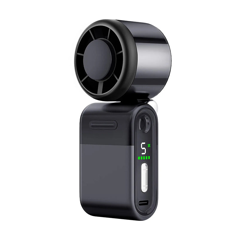 Miniventilador turbo de mano plegable
