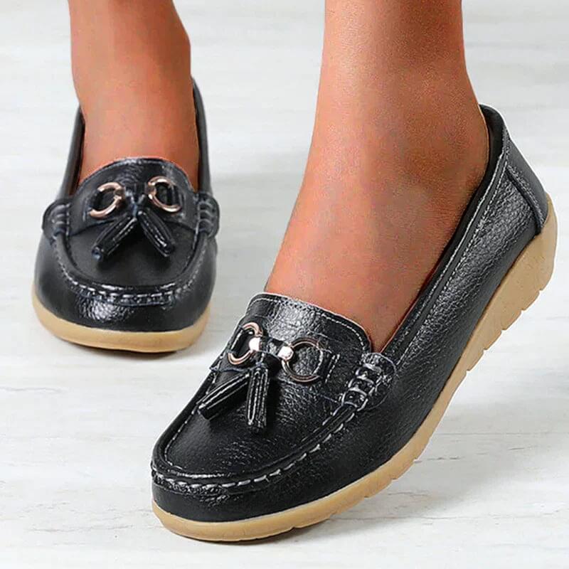 Mocasín sin cordones para mujer