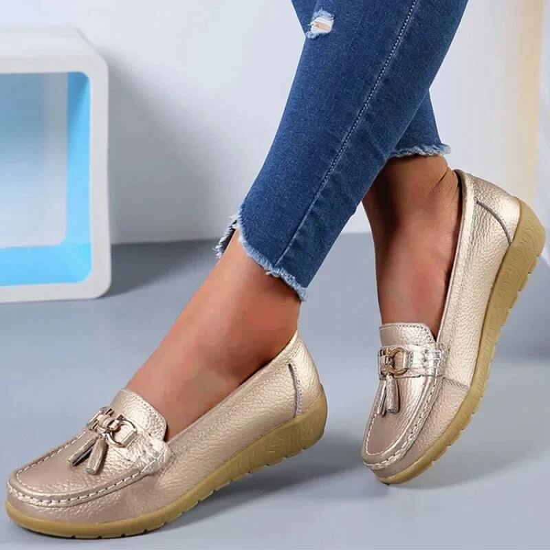 Mocasín sin cordones para mujer