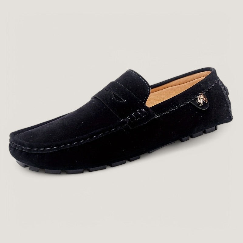 Mocasines casuales para hombre con suela de goma