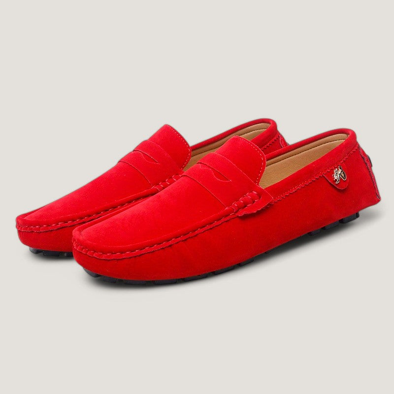 Mocasines casuales para hombre con suela de goma