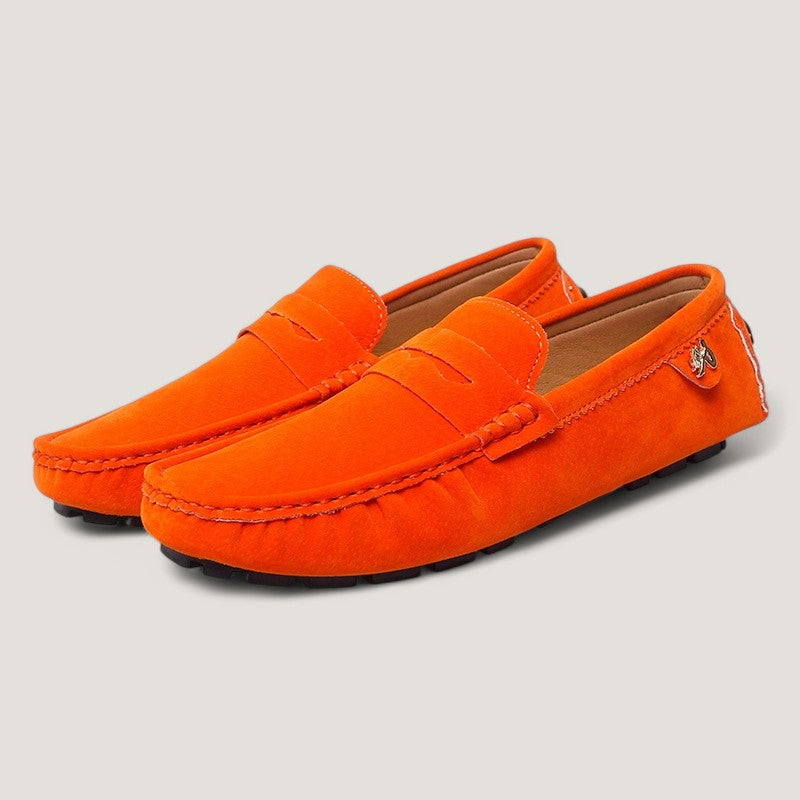 Mocasines casuales para hombre con suela de goma
