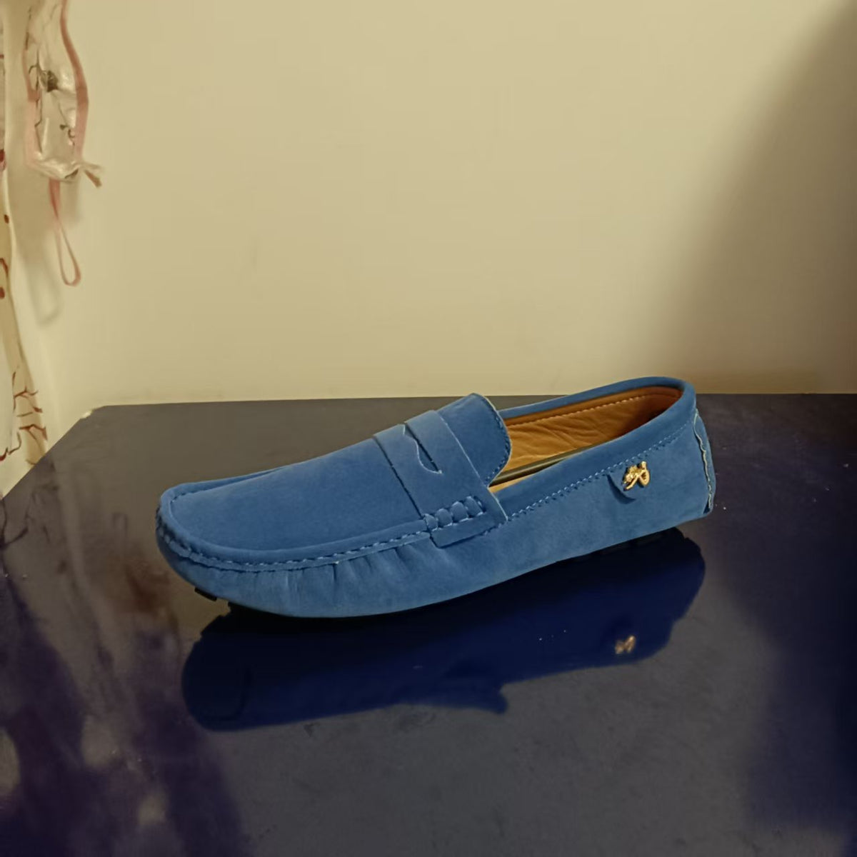 Mocasines casuales para hombre con suela de goma