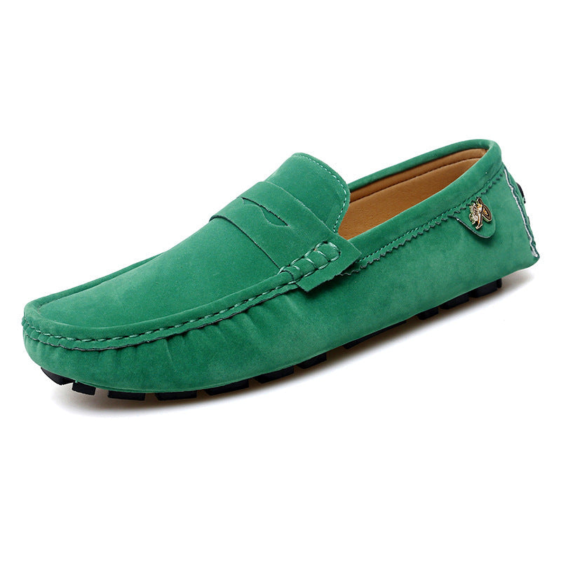 Mocasines casuales para hombre con suela de goma
