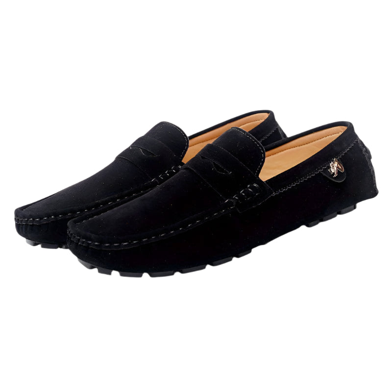 Mocasines casuales para hombre con suela de goma