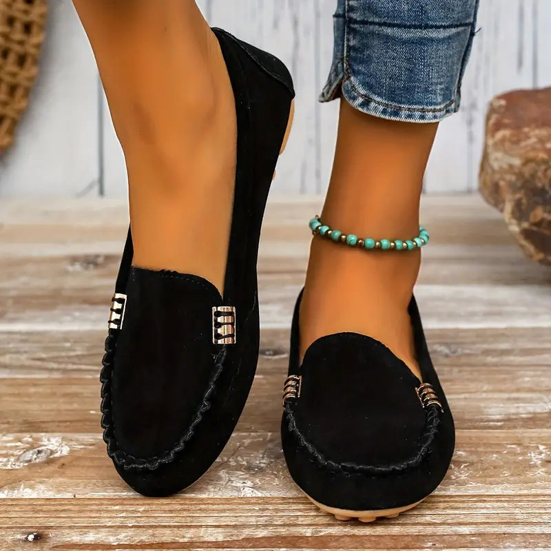 Mocasines casuales sin cordones para mujer – Transpirables y elegantes