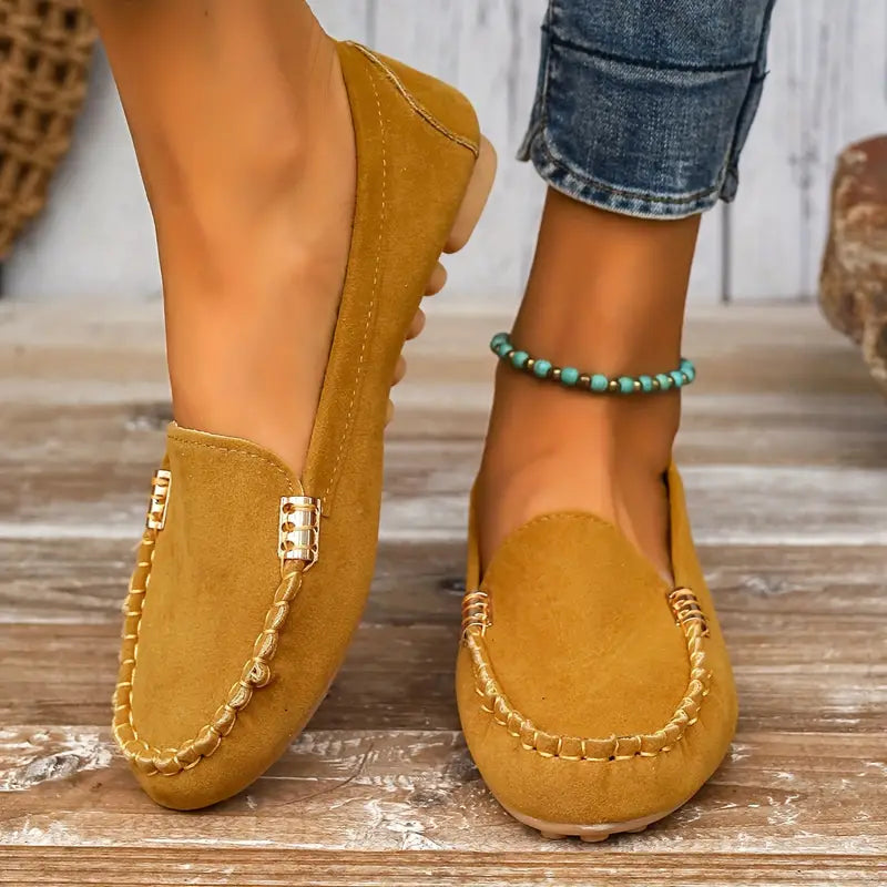 Mocasines casuales sin cordones para mujer – Transpirables y elegantes