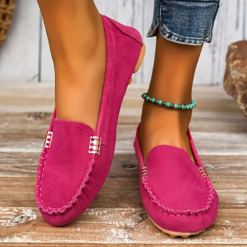 Mocasines casuales sin cordones para mujer – Transpirables y elegantes