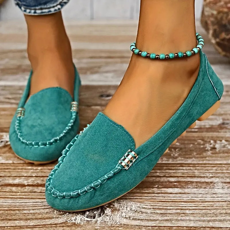 Mocasines casuales sin cordones para mujer – Transpirables y elegantes