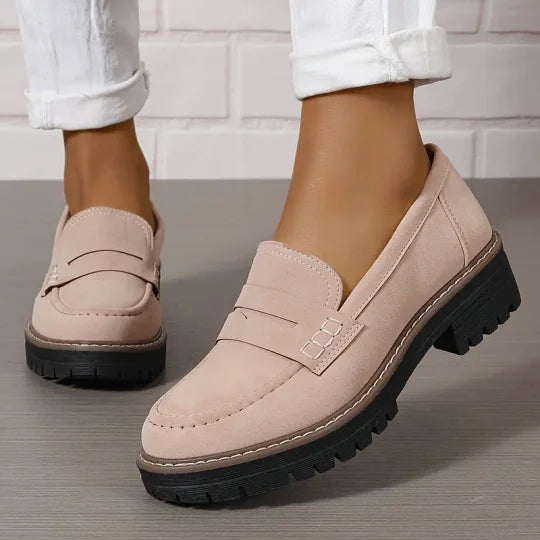 Mocasines chunky con plataforma para mujer