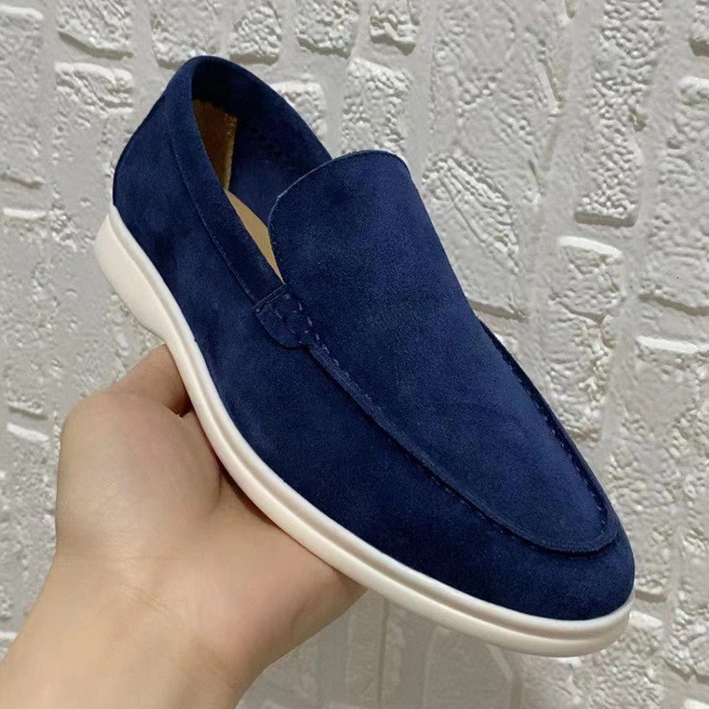 Mocasines clásicos de ante para hombre - Edición de otoño