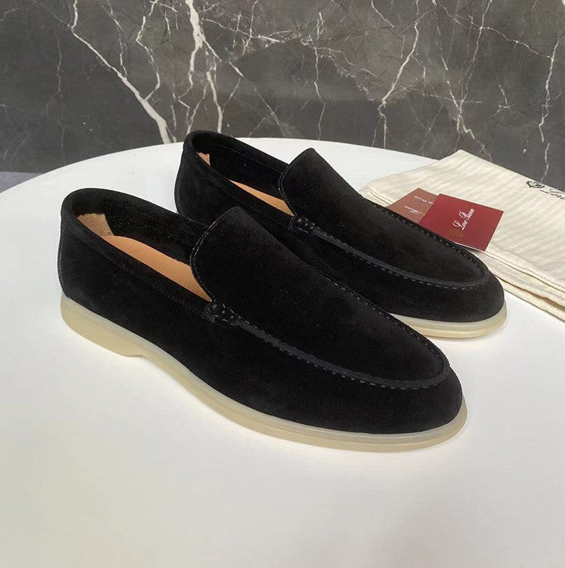 Mocasines clásicos de ante para hombre - Edición de otoño