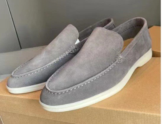 Mocasines clásicos de ante para hombre - Edición de otoño