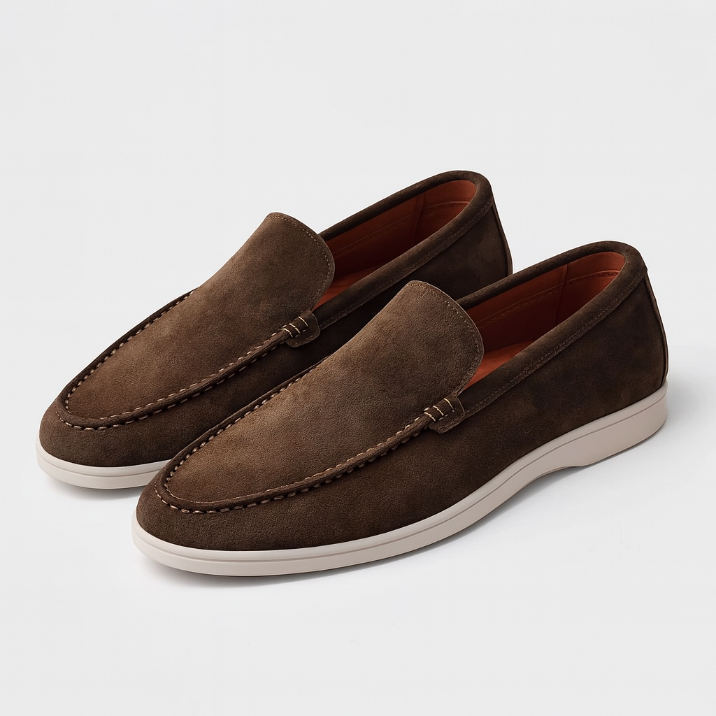 Mocasines italianos de lujo para otoño