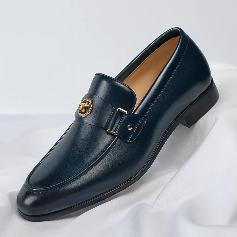 Mocasines ortopédicos con hebilla para hombre