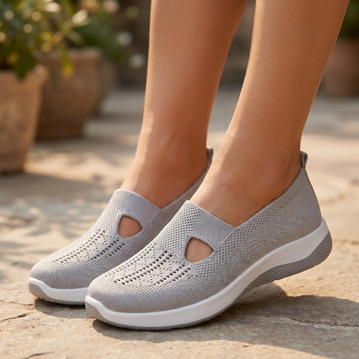 Mocasines ortopédicos para mujer | Transpirables | Ideales para pies hinchados