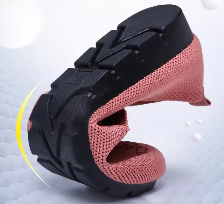 Mocasines sin cordones y transpirables para mujer