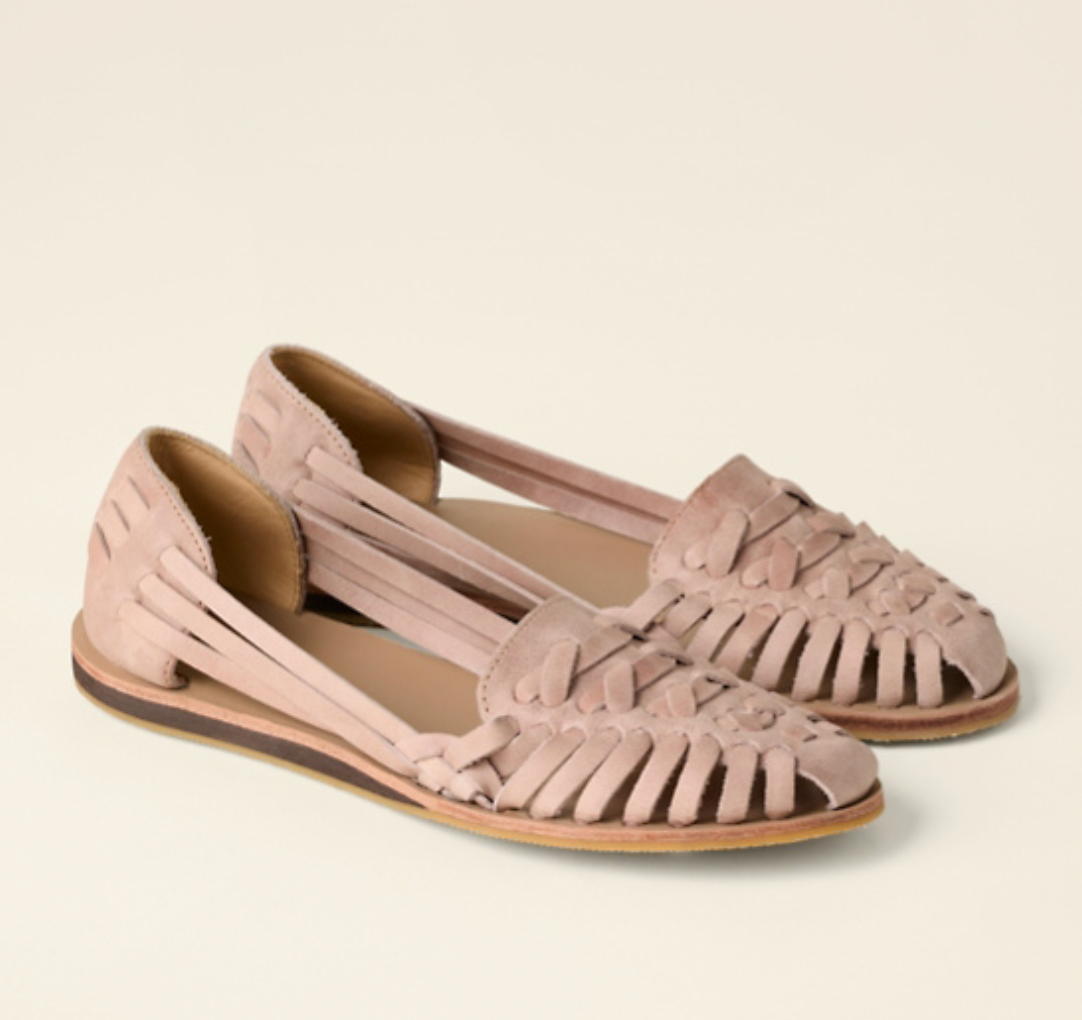Mocasines tejidos para mujer