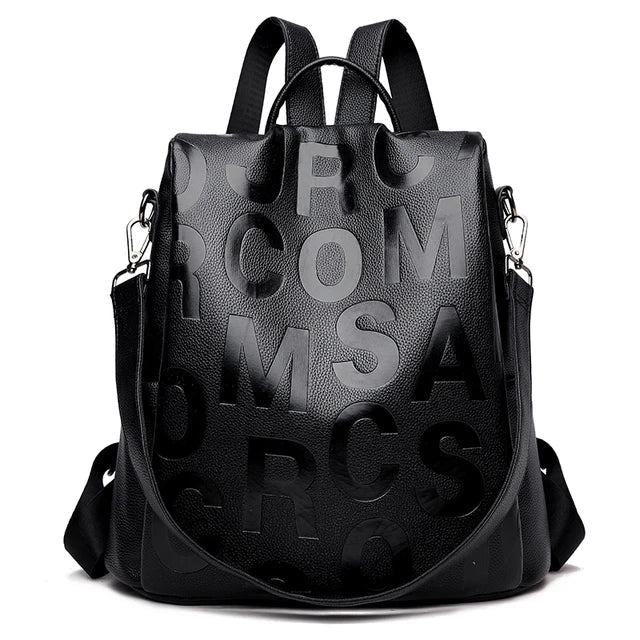 Mochila antirrobo de piel suave para mujer