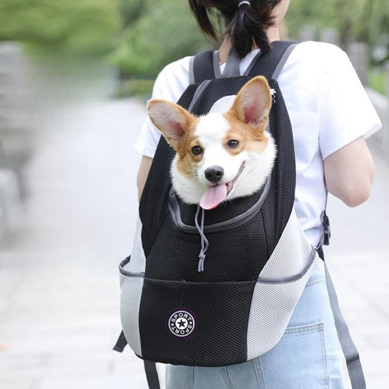 Mochila cómoda para transportar mascotas en aventuras al aire libre