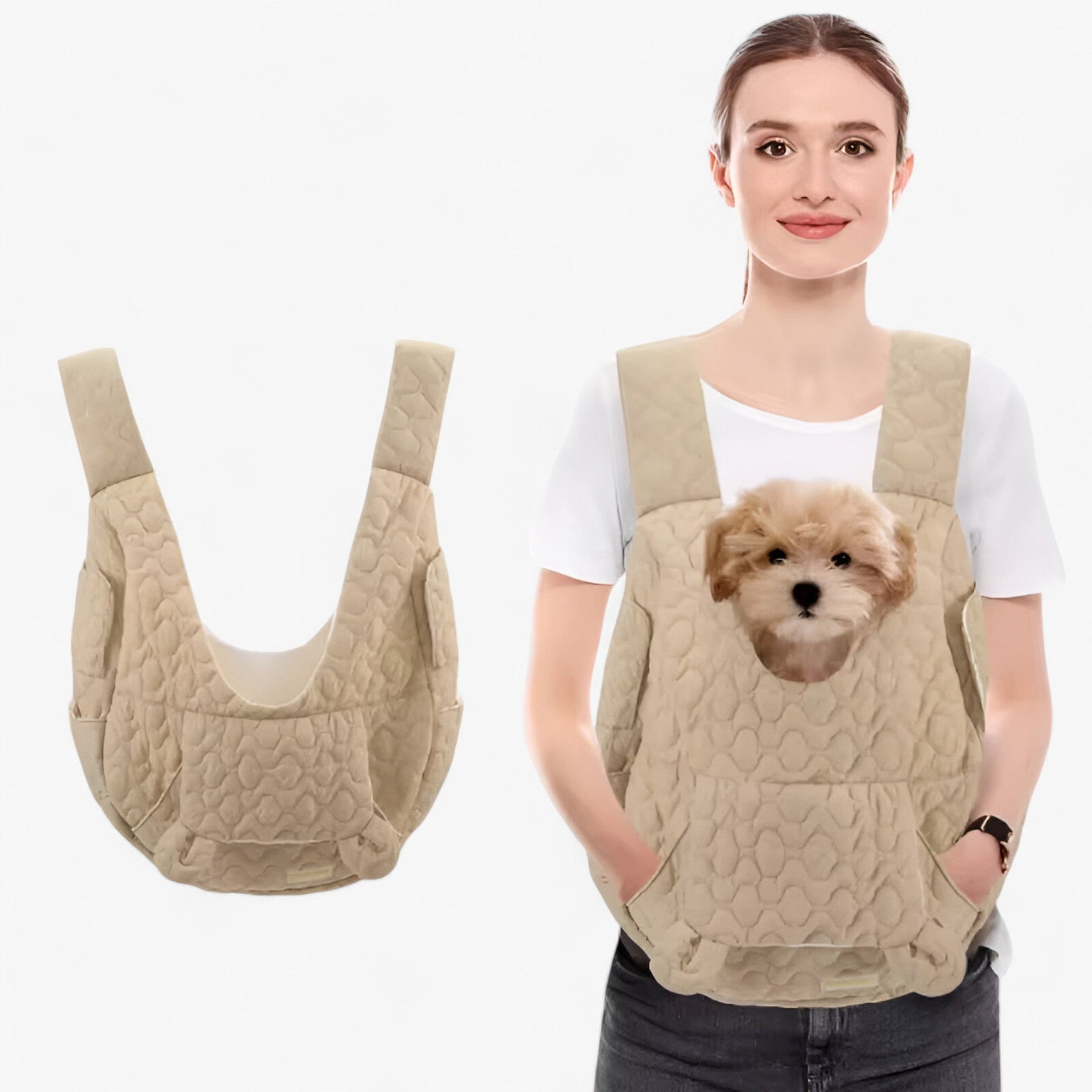 Mochila de transporte para mascotas extra espaciosa: resistente al agua, cortavientos y apta para viajes para gatos y perros