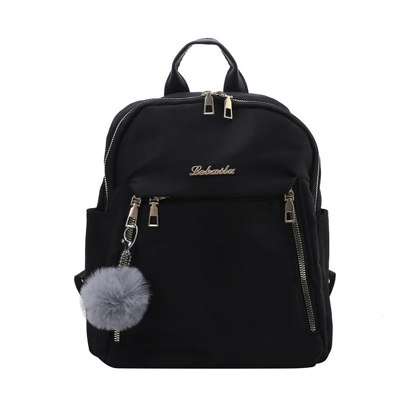 Mochila de viaje elegante en cuero PU para mujer