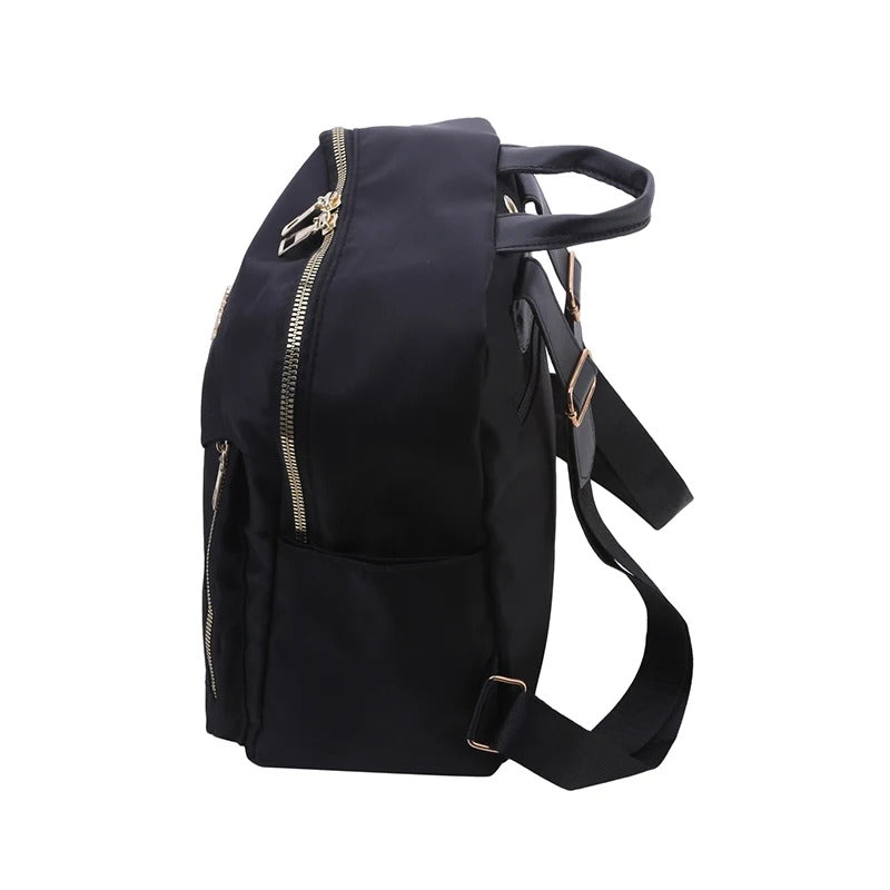 Mochila de viaje elegante en cuero PU para mujer