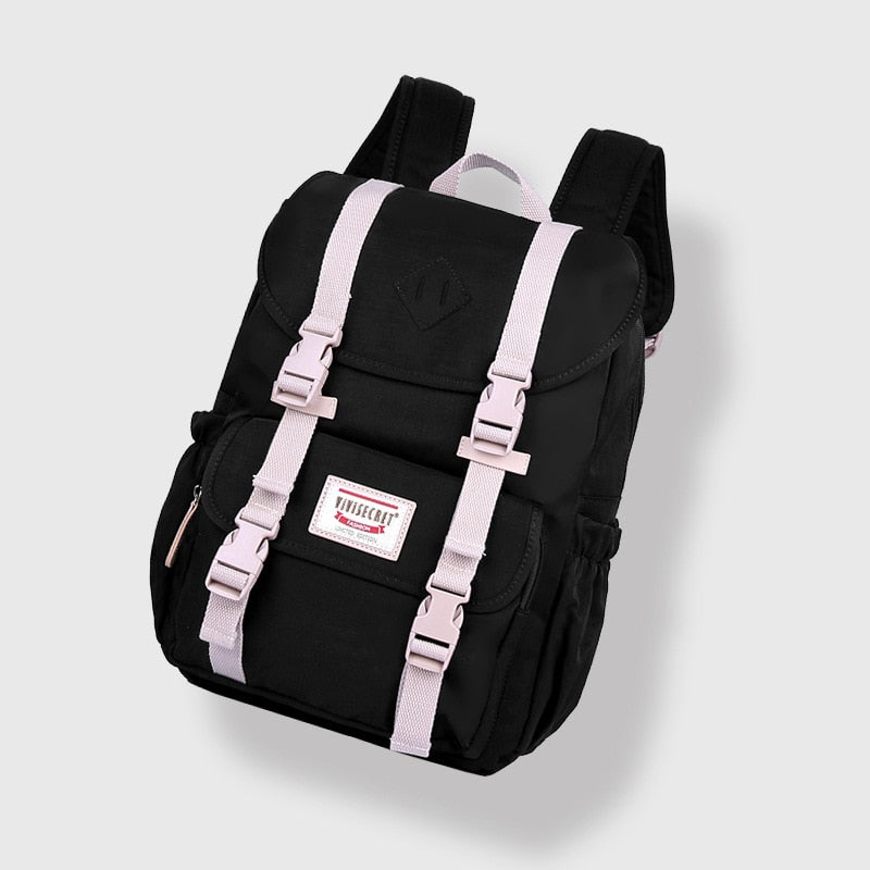 Mochila de viaje ligera unisex: resistente al agua y con múltiples compartimentos