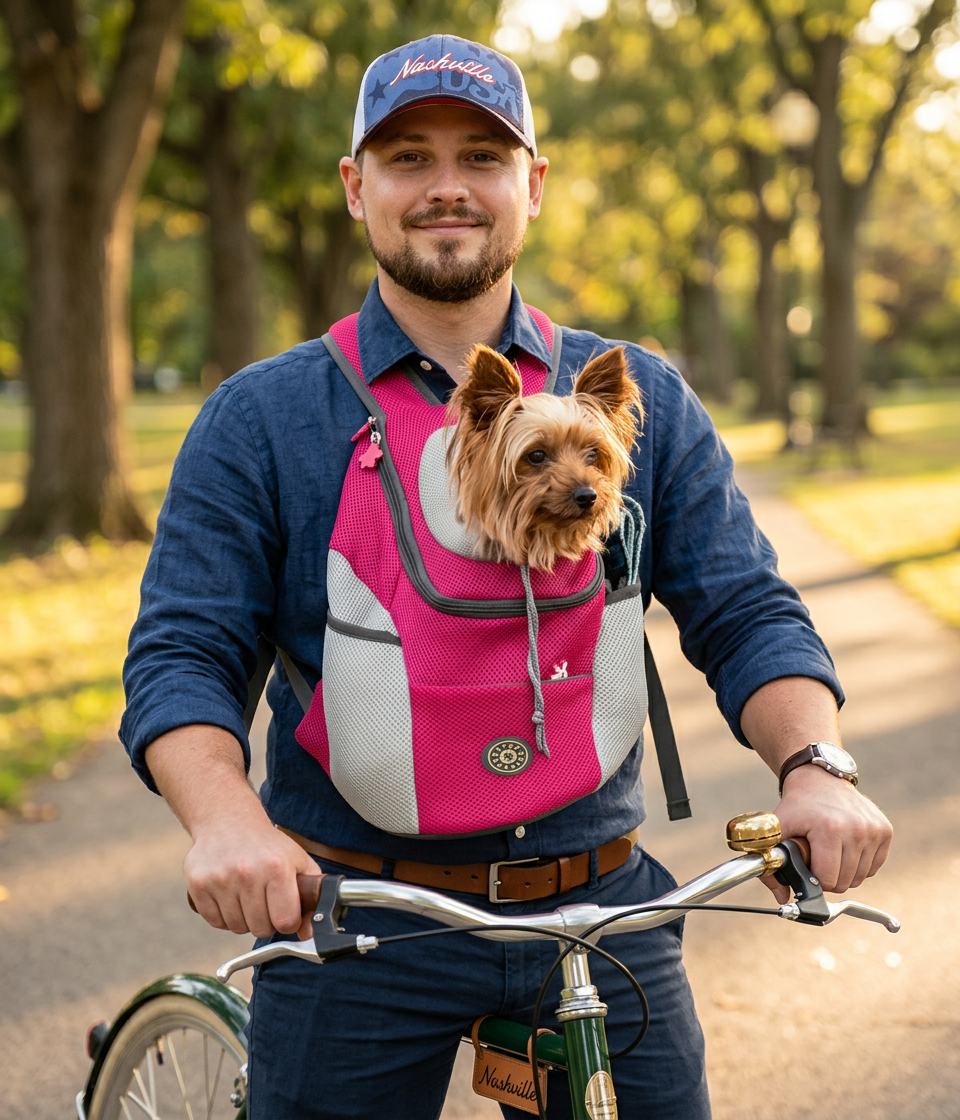 Mochila ergonómica para perros con acolchado y correas ajustables | Comodidad y seguridad para paseos y senderismo