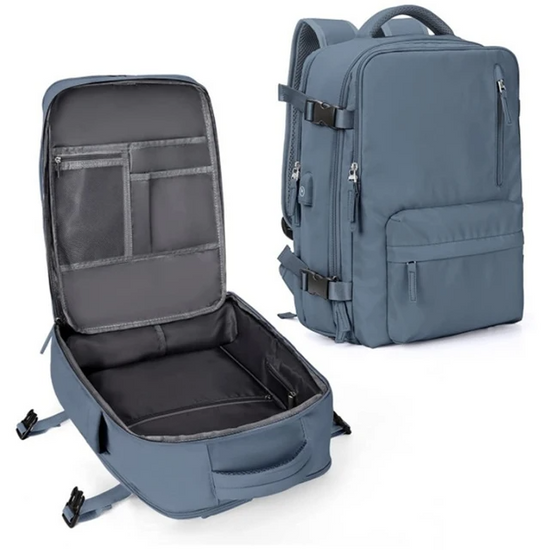 Mochila Impermeable de 25 L: Diseño Antirrobo con Compartimento para Portátil
