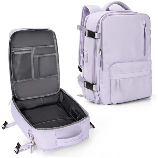 Mochila Impermeable de 25 L: Diseño Antirrobo con Compartimento para Portátil