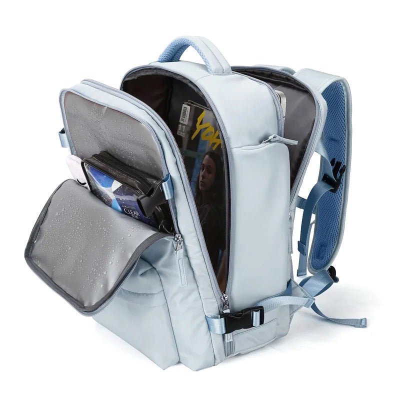 Mochila Impermeable de 25 L: Diseño Antirrobo con Compartimento para Portátil