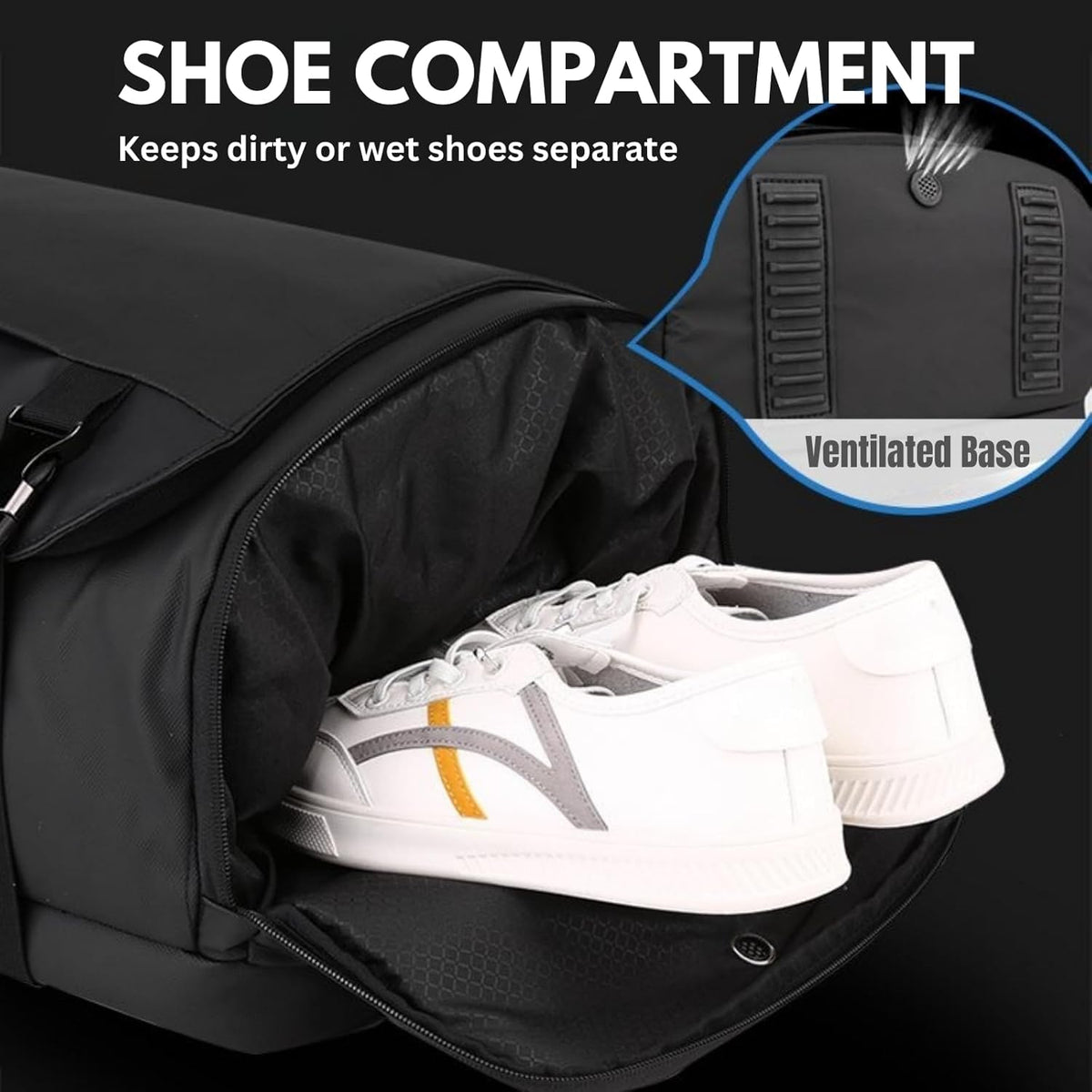 Mochila Impermeable para Portátil de 15” (38,1 cm) con Apertura Lateral y Puerto USB-C