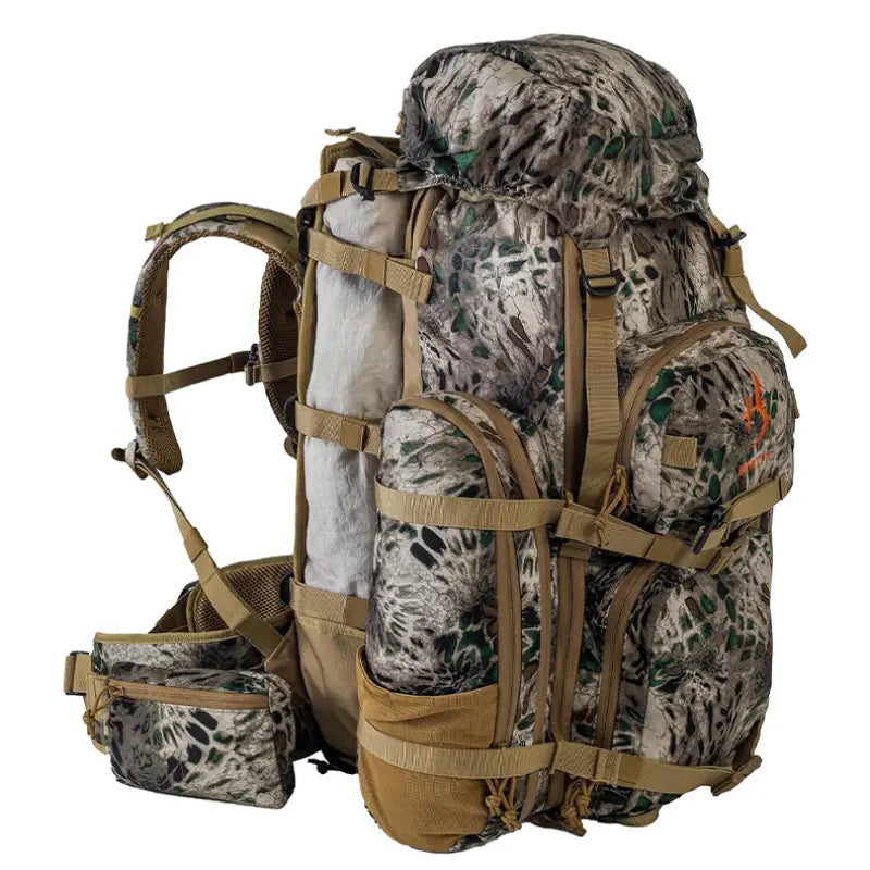 Mochila táctica de caza con estampado de camuflaje para actividades al aire libre