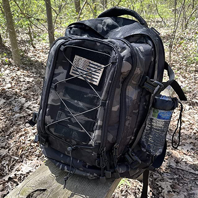 Mochila táctica extensible de 60 L para viajes al aire libre