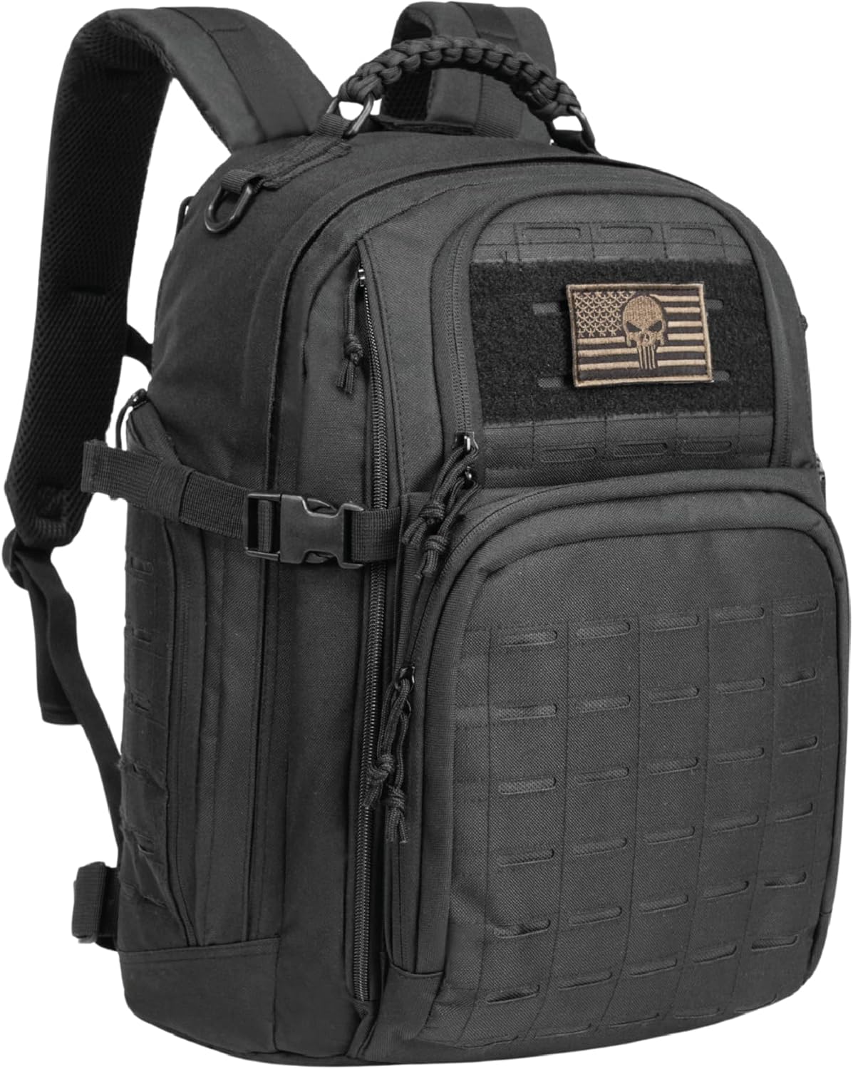 Mochila táctica unisex de 35 L con sistema Molle y bolsillo para portátil