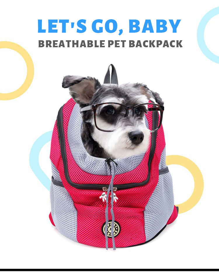 Mochila transportadora transpirable para perros