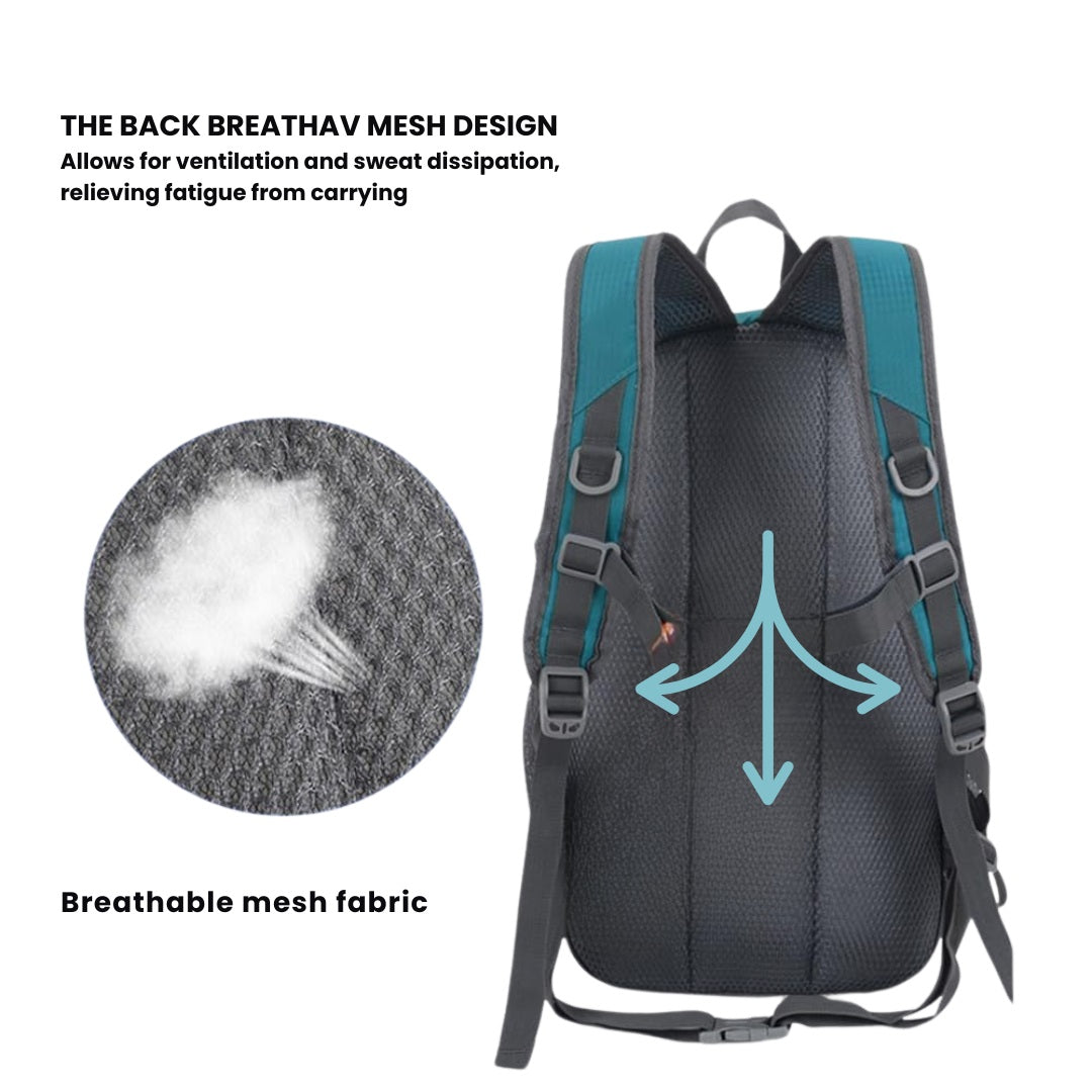 Mochila ultraligera e impermeable para actividades al aire libre – Mochila ligera de día para senderismo, acampada y viajes
