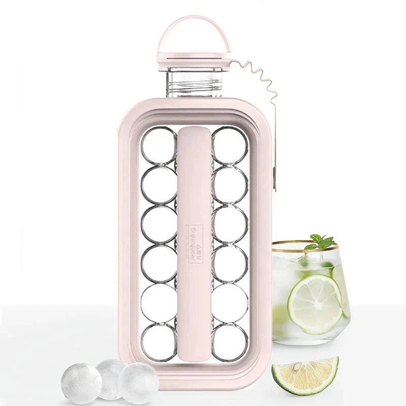Molde para 17 esferas de hielo perfectas – mantiene las bebidas heladas