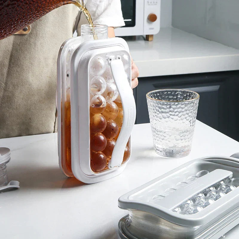 Molde para 17 esferas de hielo perfectas – mantiene las bebidas heladas