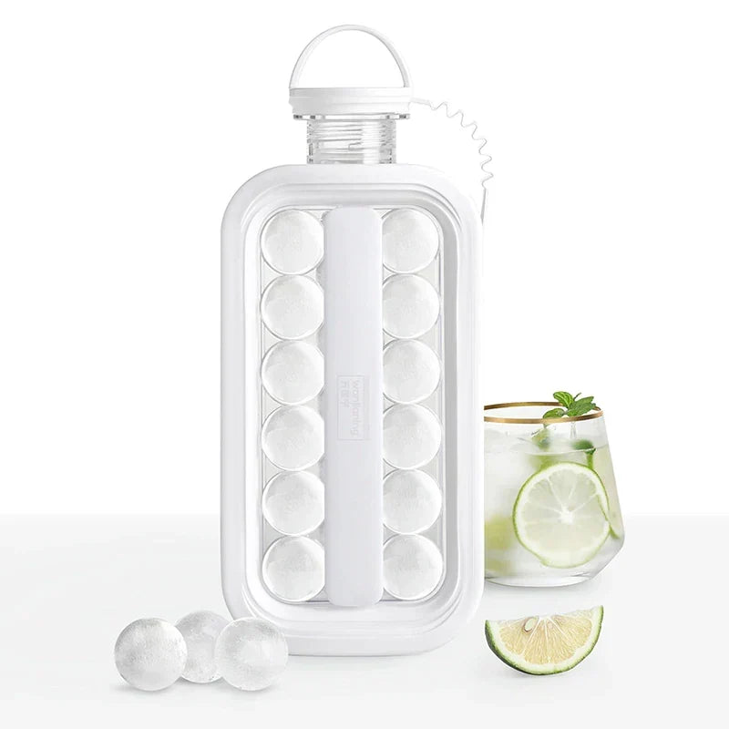 Molde para 17 esferas de hielo perfectas – mantiene las bebidas heladas