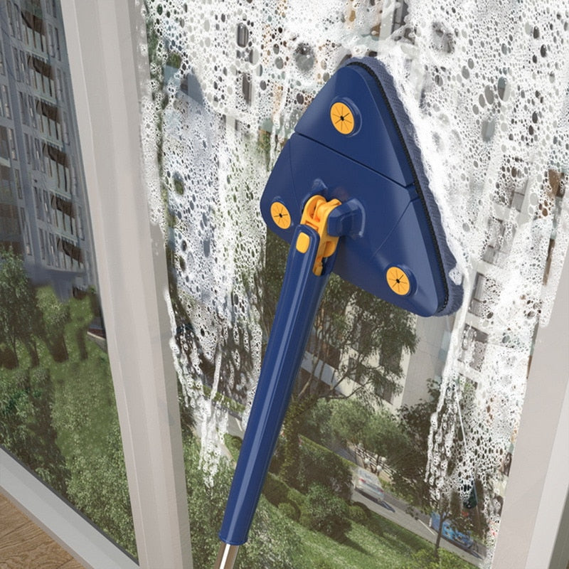 Mopa triangular flexible con sistema de escurrido