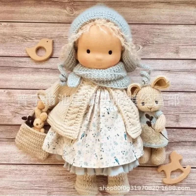 Muñeca de peluche hecha a mano - Juguete Waldorf Emma
