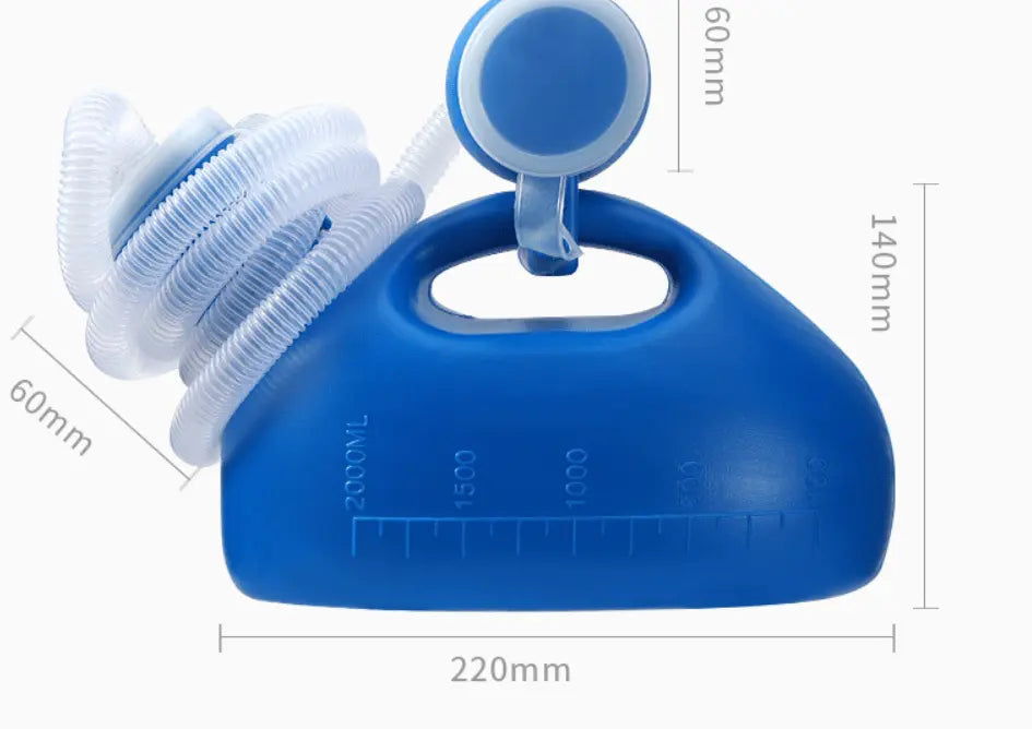 Orinal portátil masculino – Para viajes, camping y personas mayores