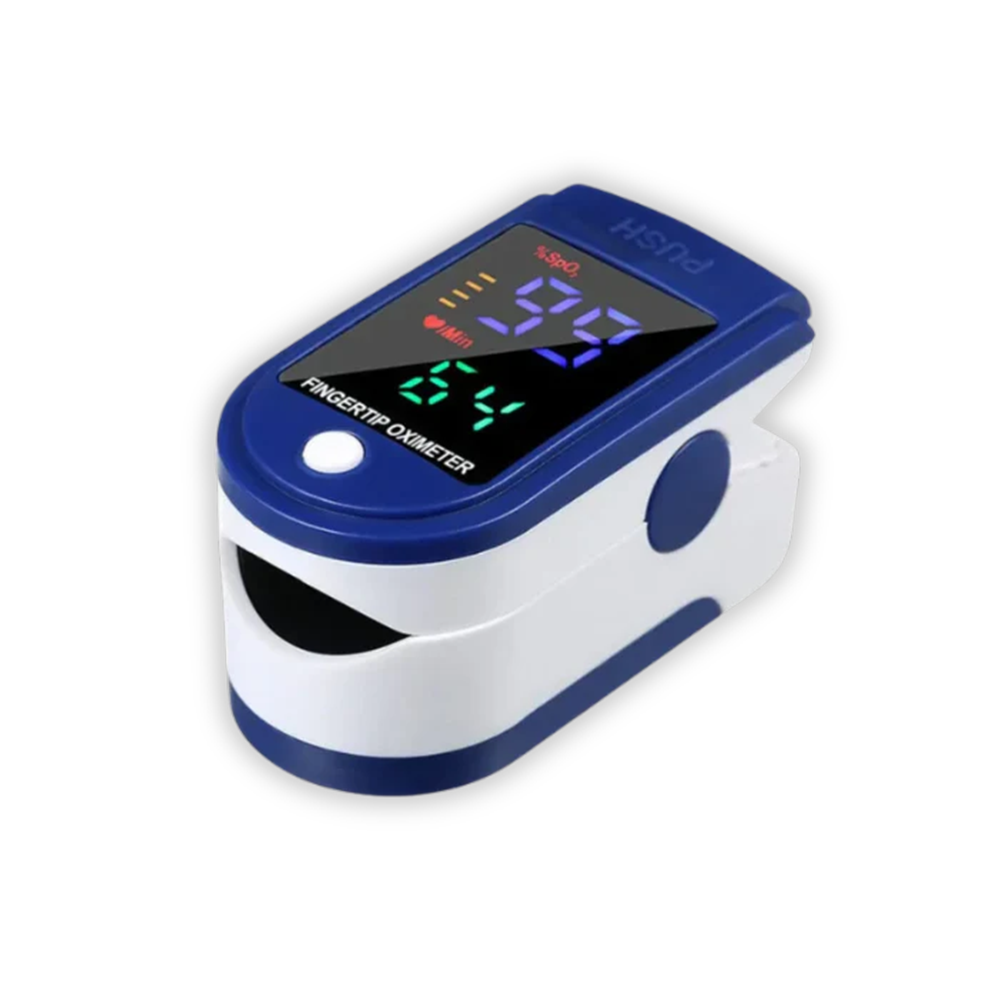 Oxímetro Digital Portátil – Medición Precisa de Oxígeno y Ritmo Cardíaco con Pantalla a Color