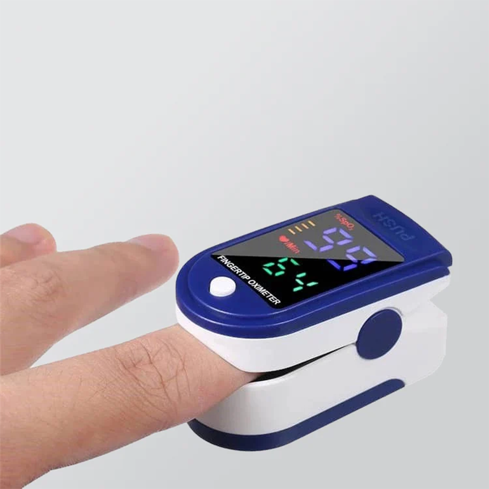 Oxímetro Digital Portátil – Medición Precisa de Oxígeno y Ritmo Cardíaco con Pantalla a Color