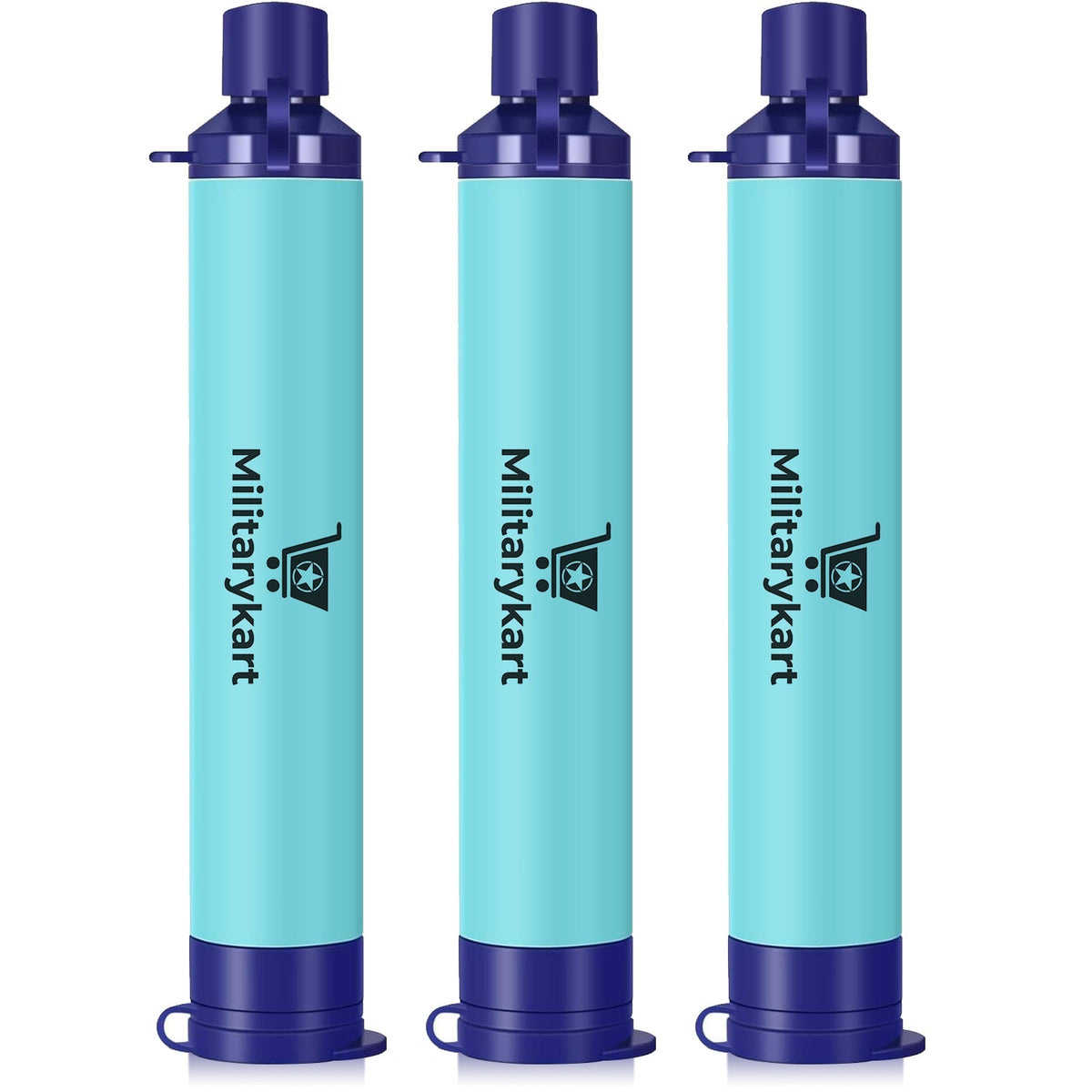 Pajita filtro de agua portátil de 5 etapas para aventuras al aire libre