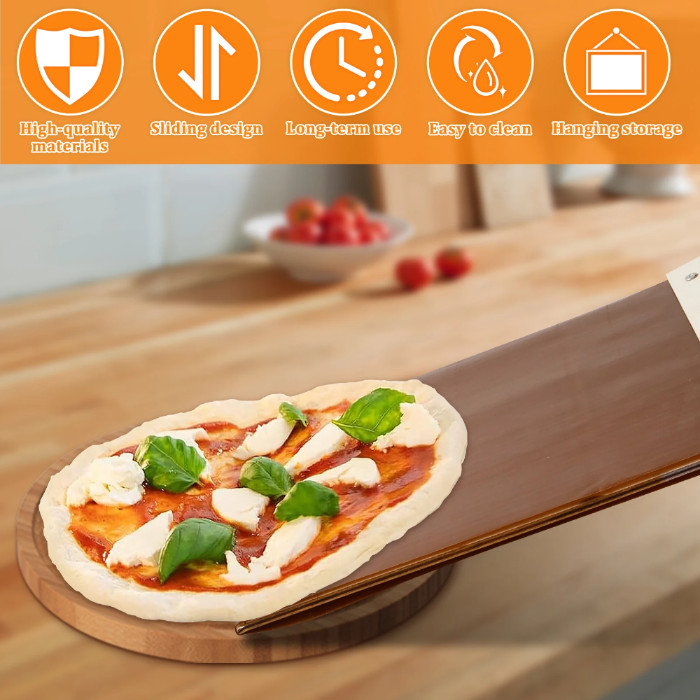 Pala para Pizza Deslizante y Antiadherente: Utensilio de Cocina