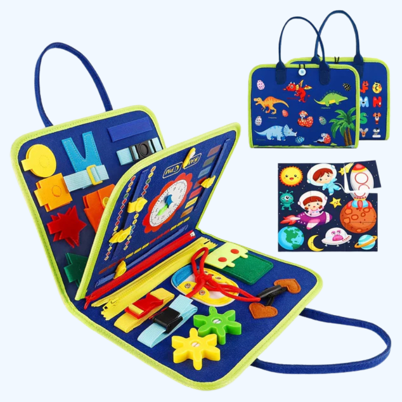 Panel sensorial 25 en 1 - Juguete educativo para niños pequeños